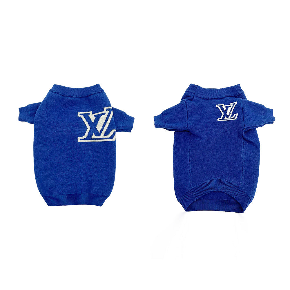 L Double-Strap Knit Sweater