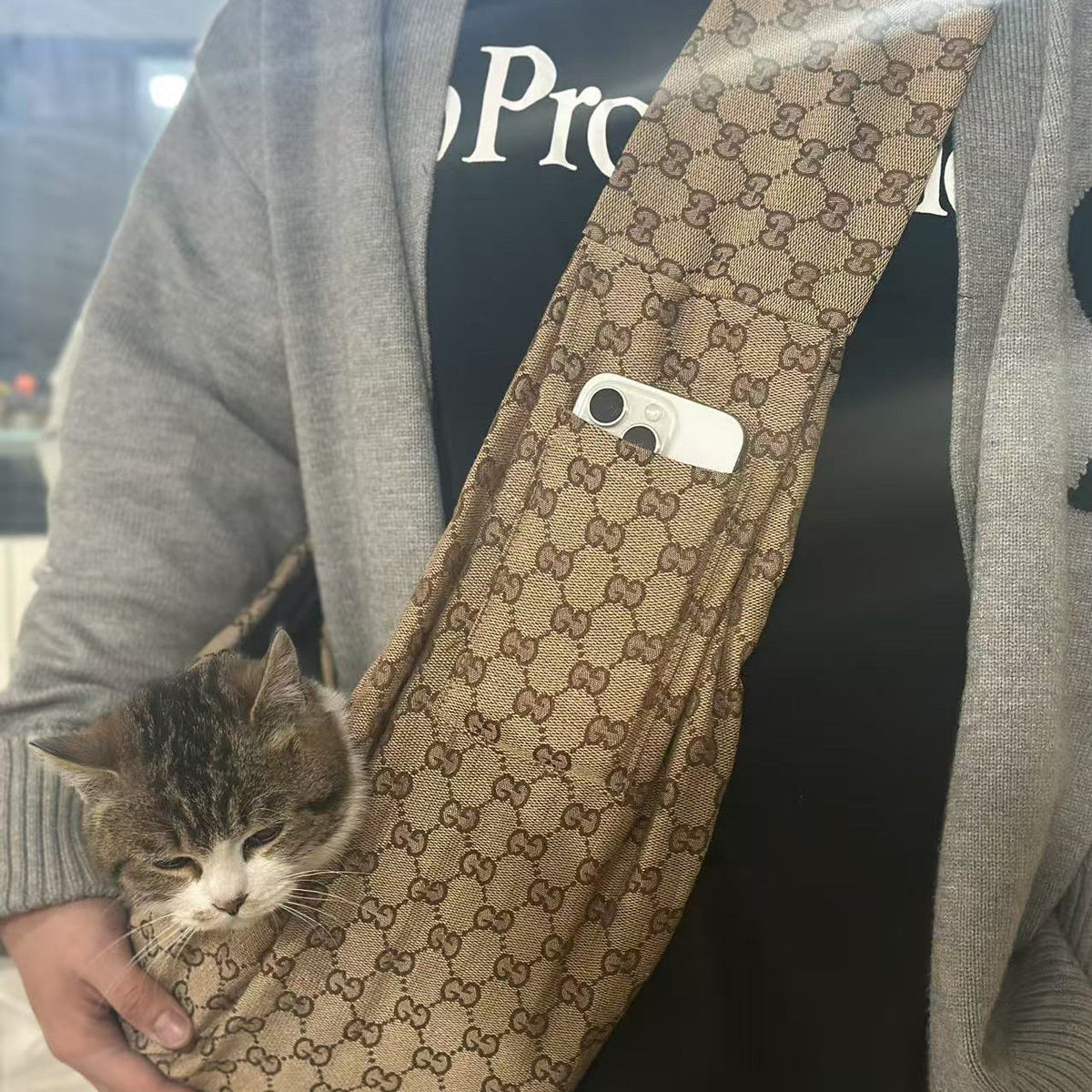 Presbyopic Glasses Brown Carrying Case