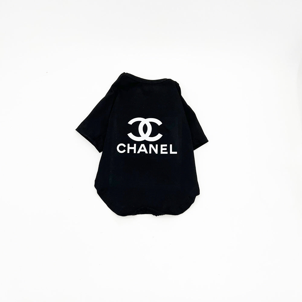 002 Little Chanel-Style Dog T-Shirt