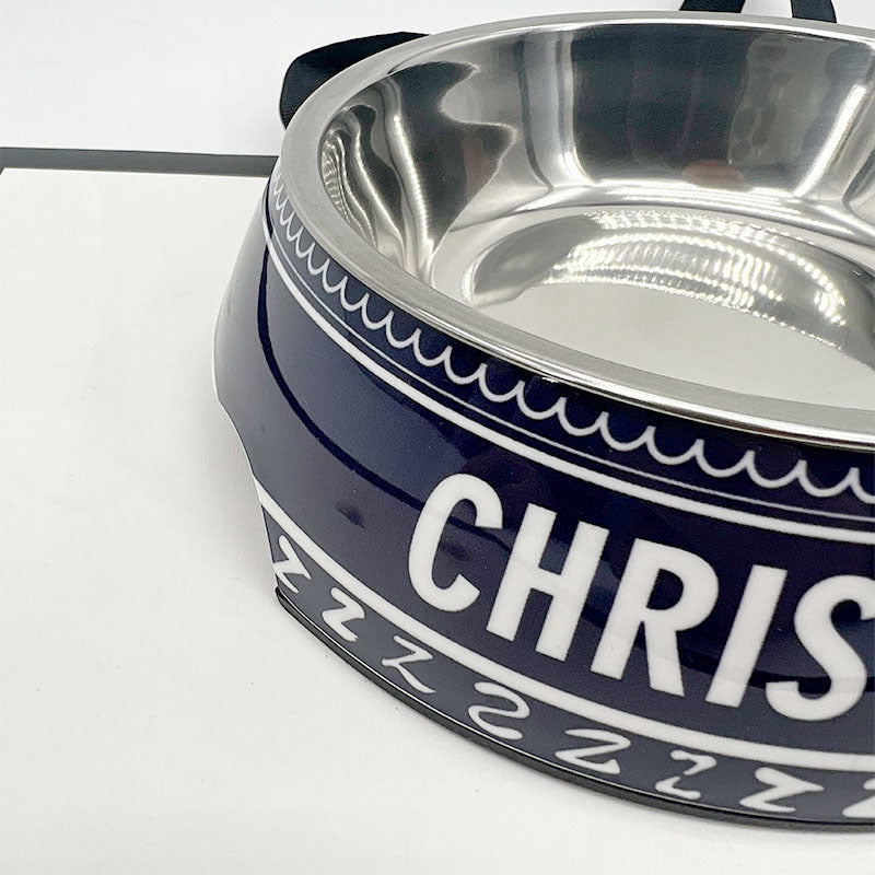 C Letter Dog Bowl 095