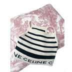 C-letter spaghetti strap T-shirt