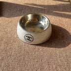 Small perfume rhinestone dog bowl