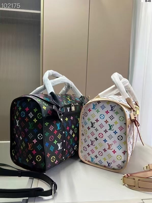 Lao Hua Black and White Color Pet Air Carrier bag