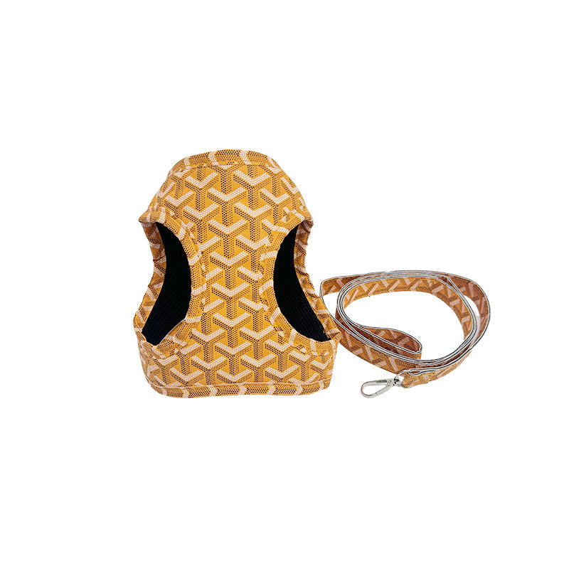 Dog-tooth chest and back harness