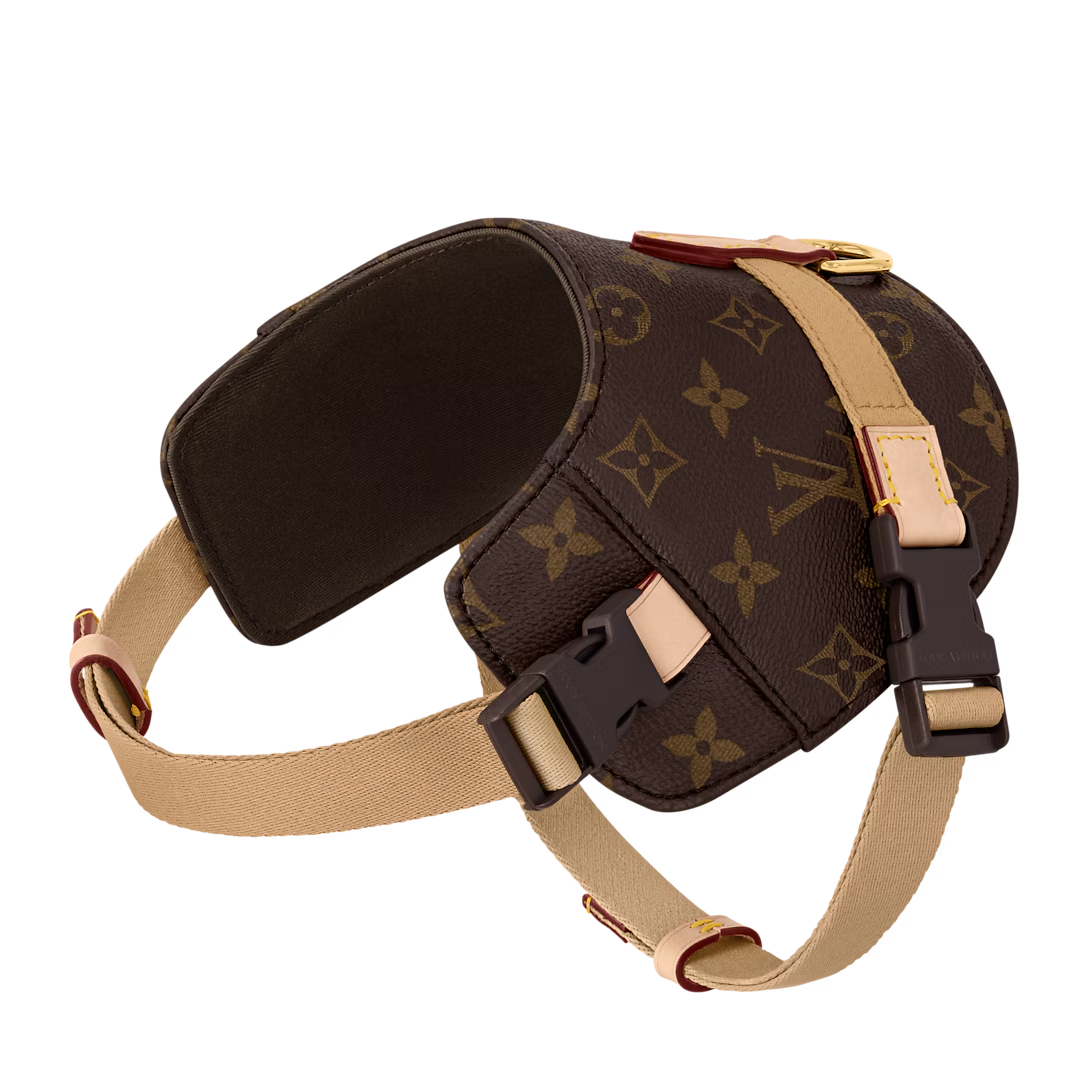 Three-piece dog harness set