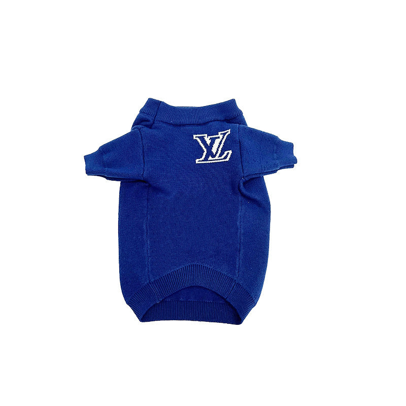 L Double-Strap Knit Sweater
