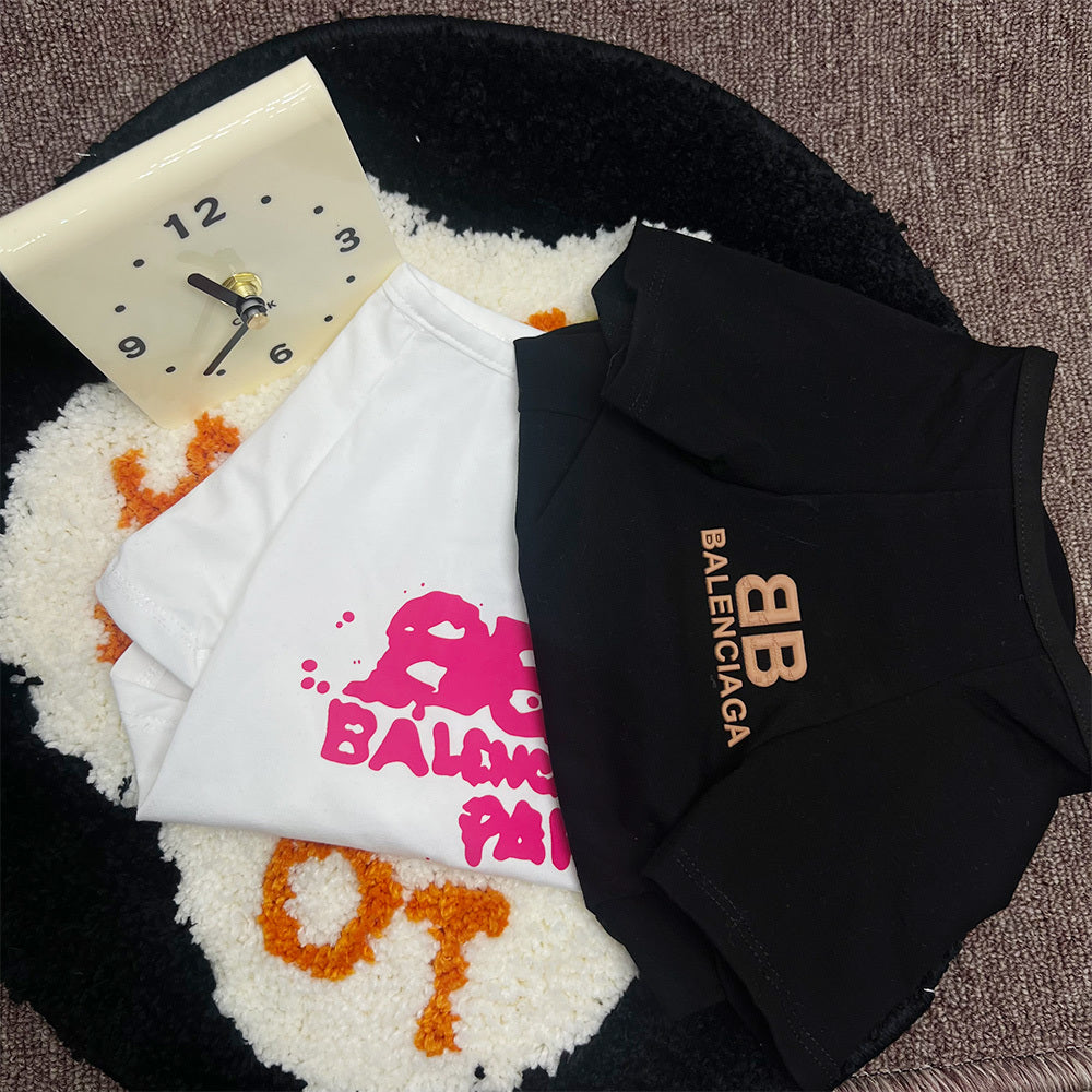 Double Logo Dog T-Shirt