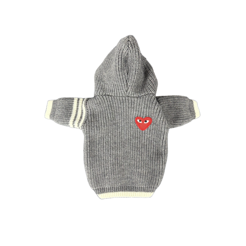 Heart Pattern Sweater in Three Colors