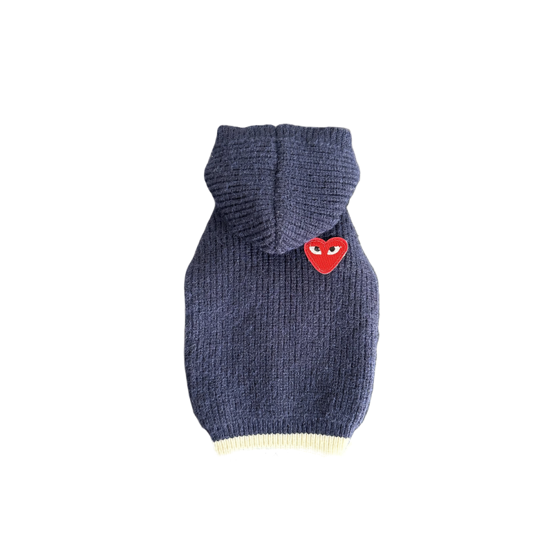 Heart Pattern Sweater in Three Colors