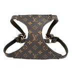 L presbyopic leather dog harness