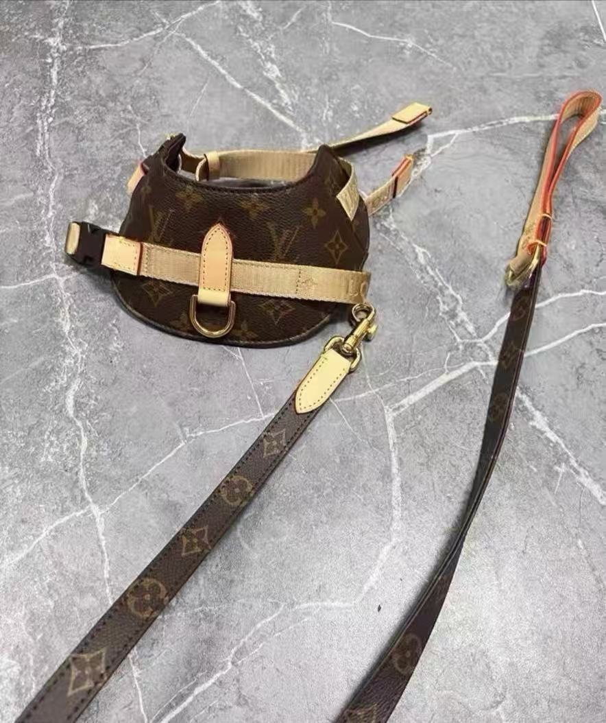 Three-piece dog harness set