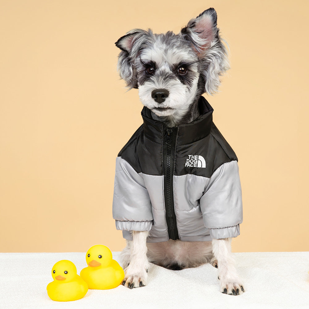 New Two-Tone Dog Face Jacket