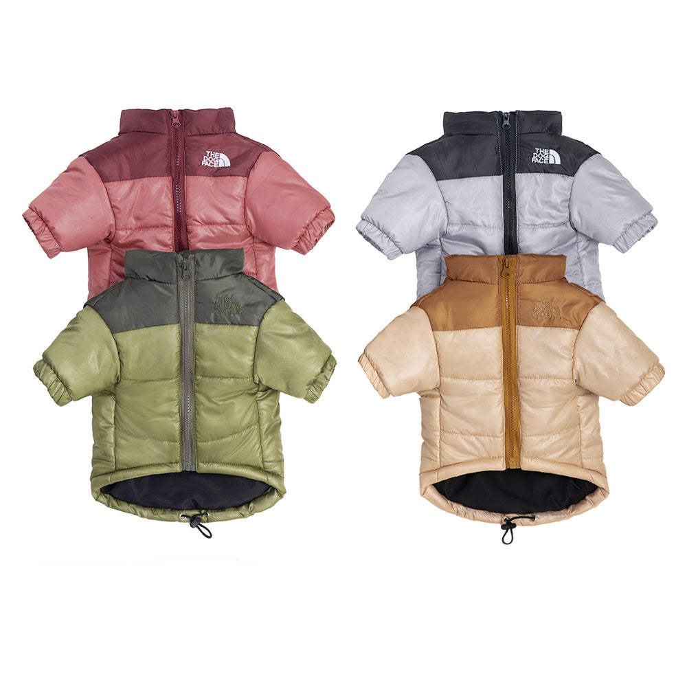 New Two-Tone Dog Face Jacket
