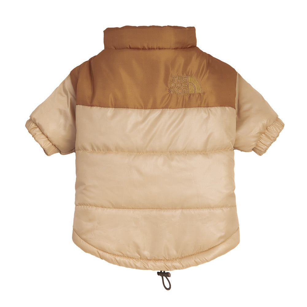 New Two-Tone Dog Face Jacket