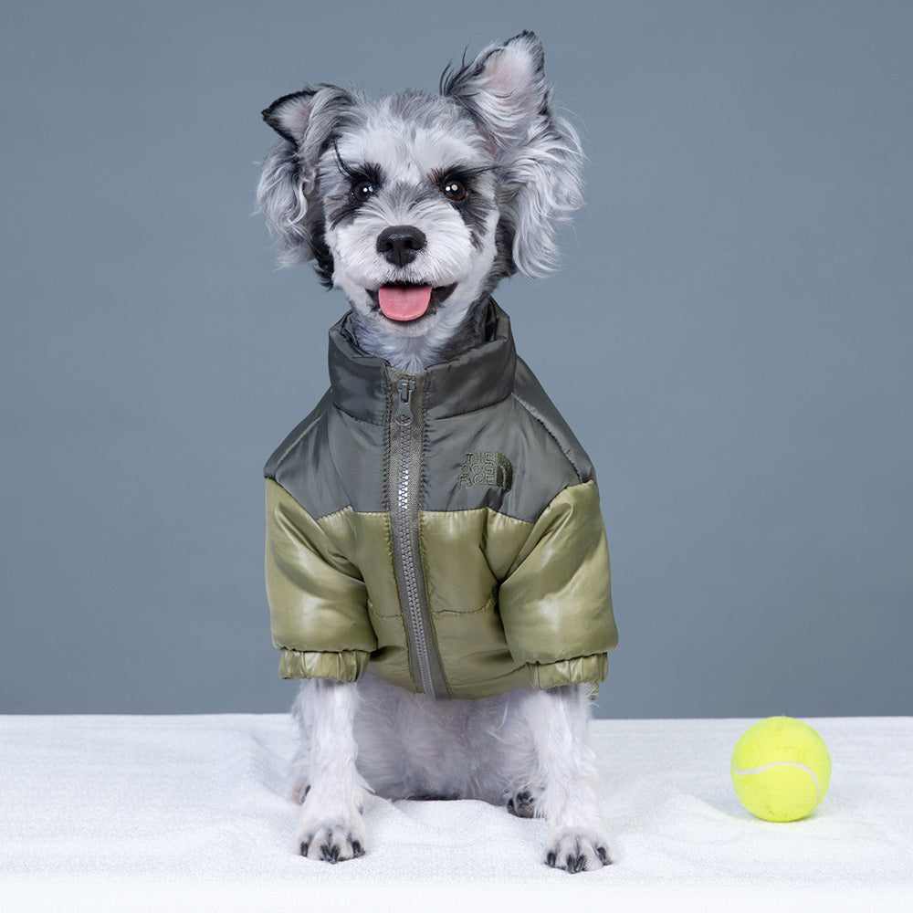 New Two-Tone Dog Face Jacket