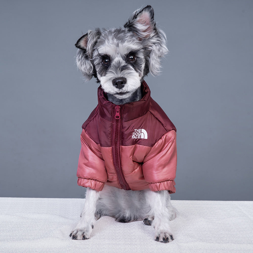 New Two-Tone Dog Face Jacket
