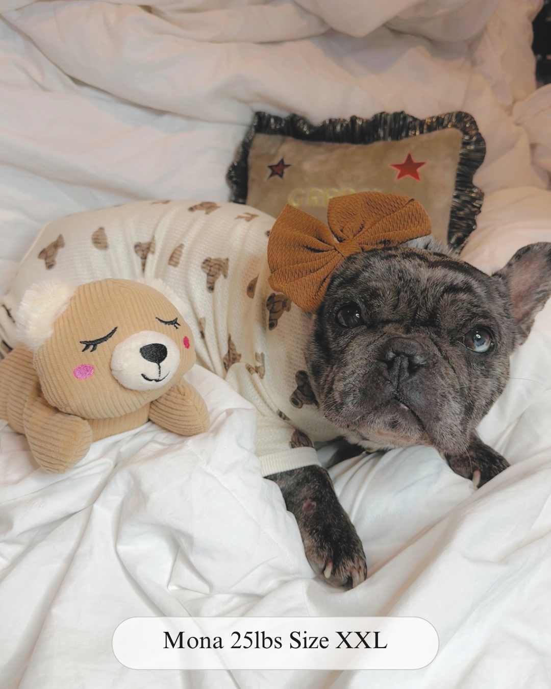 Beary Sweet Waffle Pajama Onesie Rompers