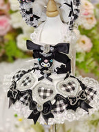Midnight Checkmate Dress