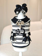Black & White Nautical Belle Dress Set