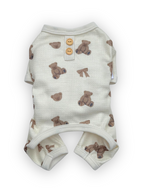 Beary Sweet Waffle Pajama Onesie