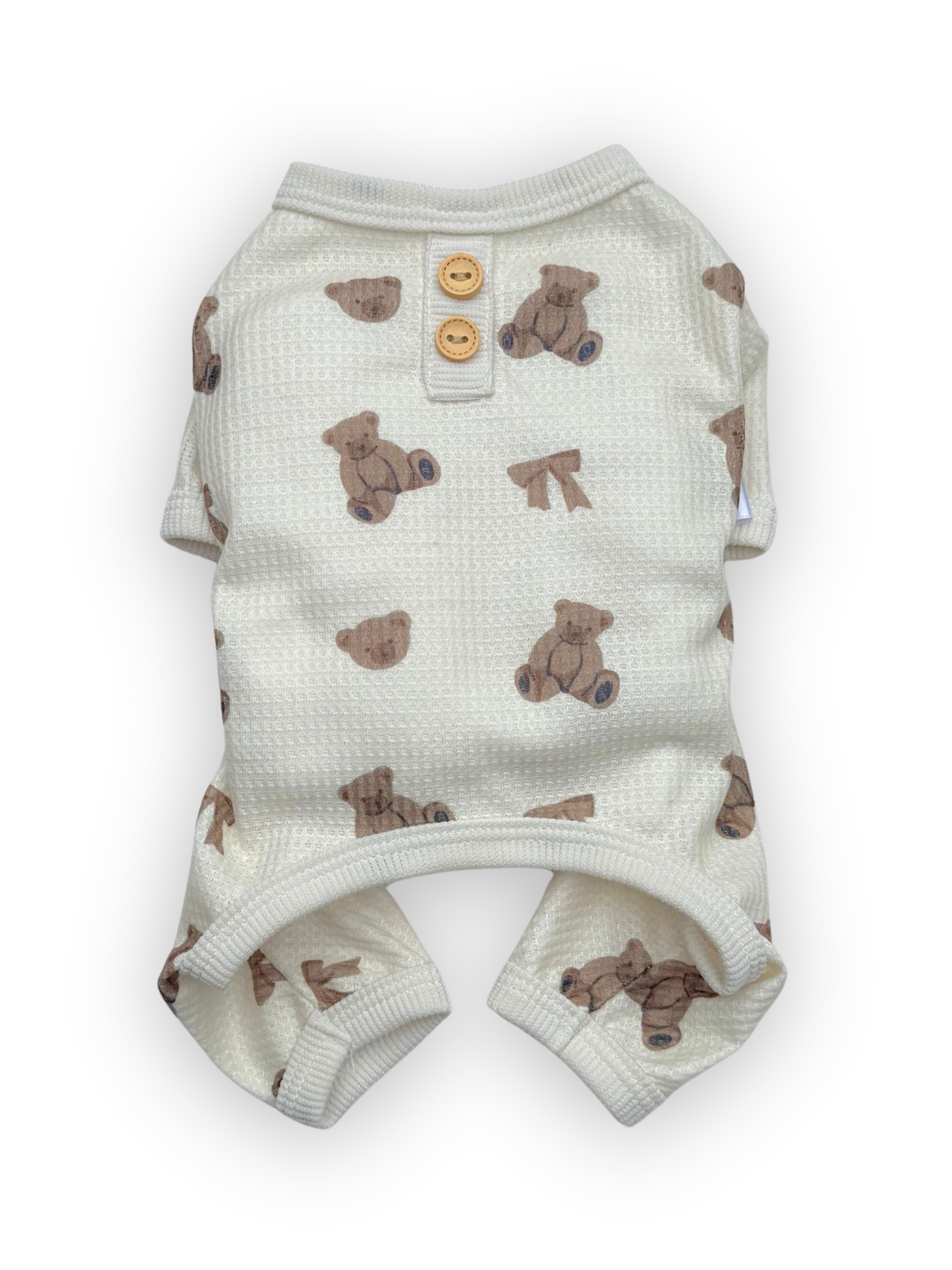 Beary Sweet Waffle Pajama Onesie