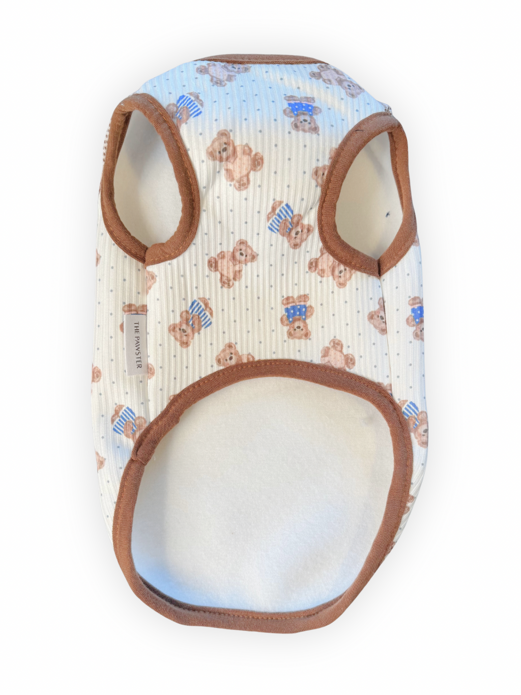 Toasty Dog Tank with Teddy Bear Print Top