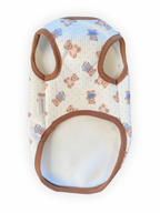 Toasty Dog Tank with Teddy Bear Print Top