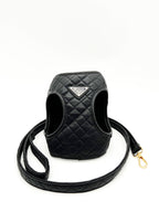 P Black Leather Chest Harness 040