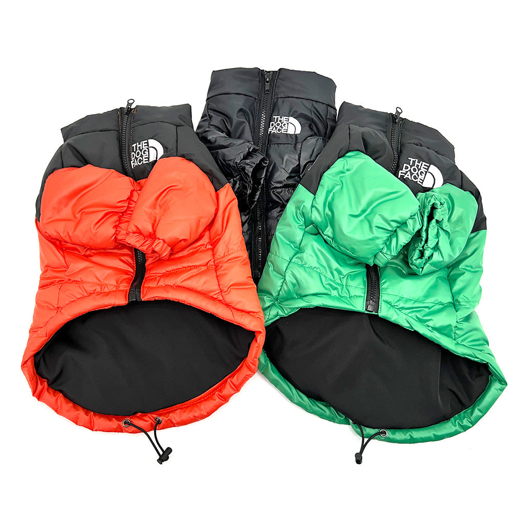 Multicolor Down Cotton Jacket face 051
