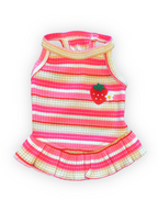 Strawberry Bloom Halter Dress  Dog Dress