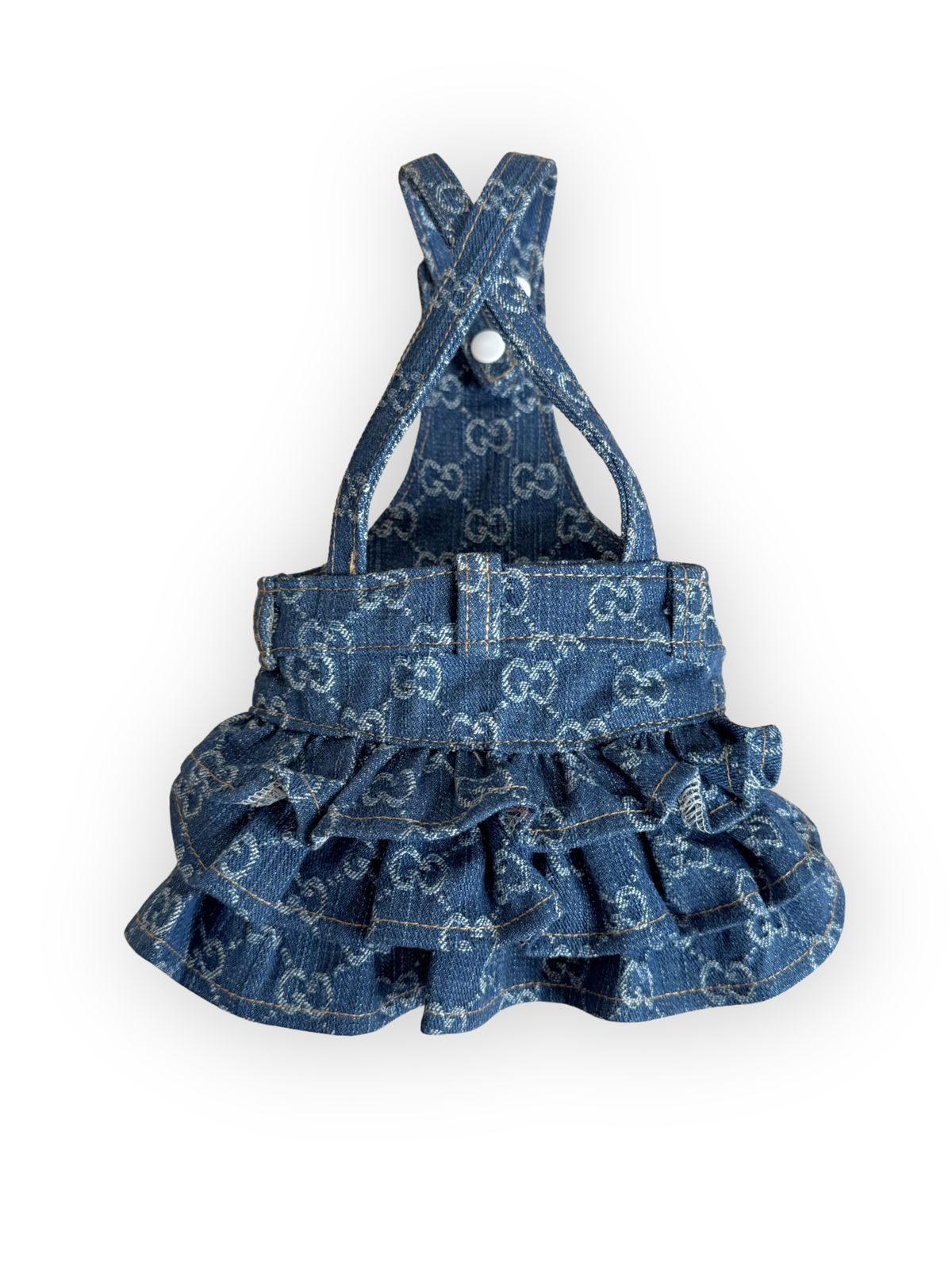 Grrrci Denim Overall Skirt