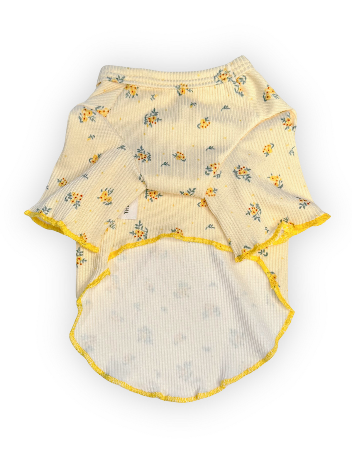 Garden Breeze Top   Dog Shirt with Ruffle Trim