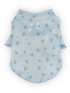 Garden Breeze Top   Dog Shirt with Ruffle Trim