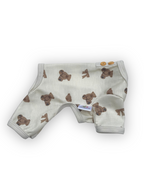 Beary Sweet Waffle Pajama Onesie Rompers