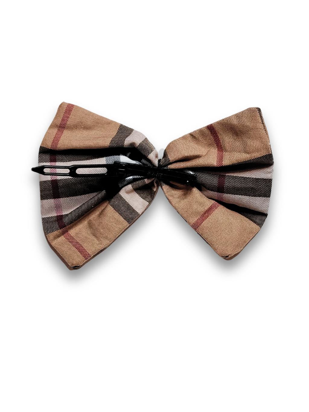 Plaid Dog Bow Hair Accessories