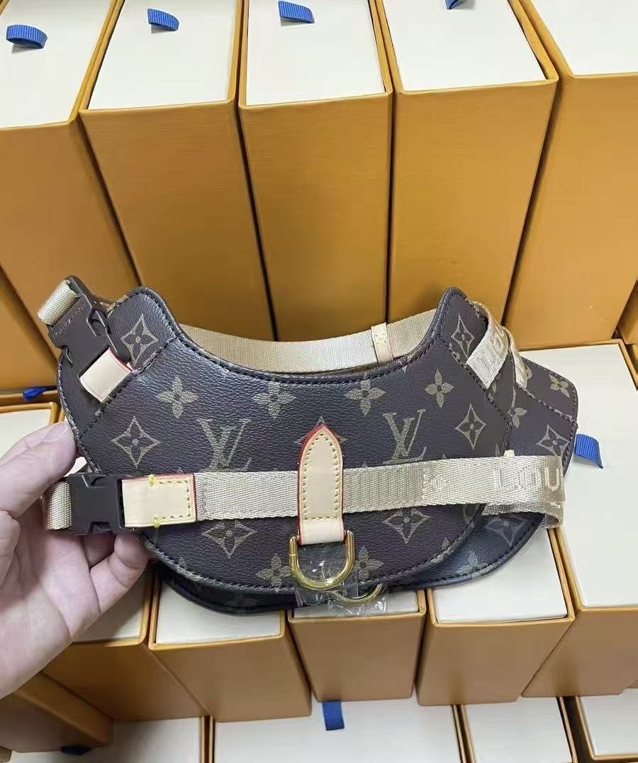 Three-piece dog harness set